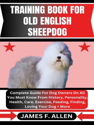 cover image of TRAINING BOOK FOR OLD ENGLISH SHEEPDOG